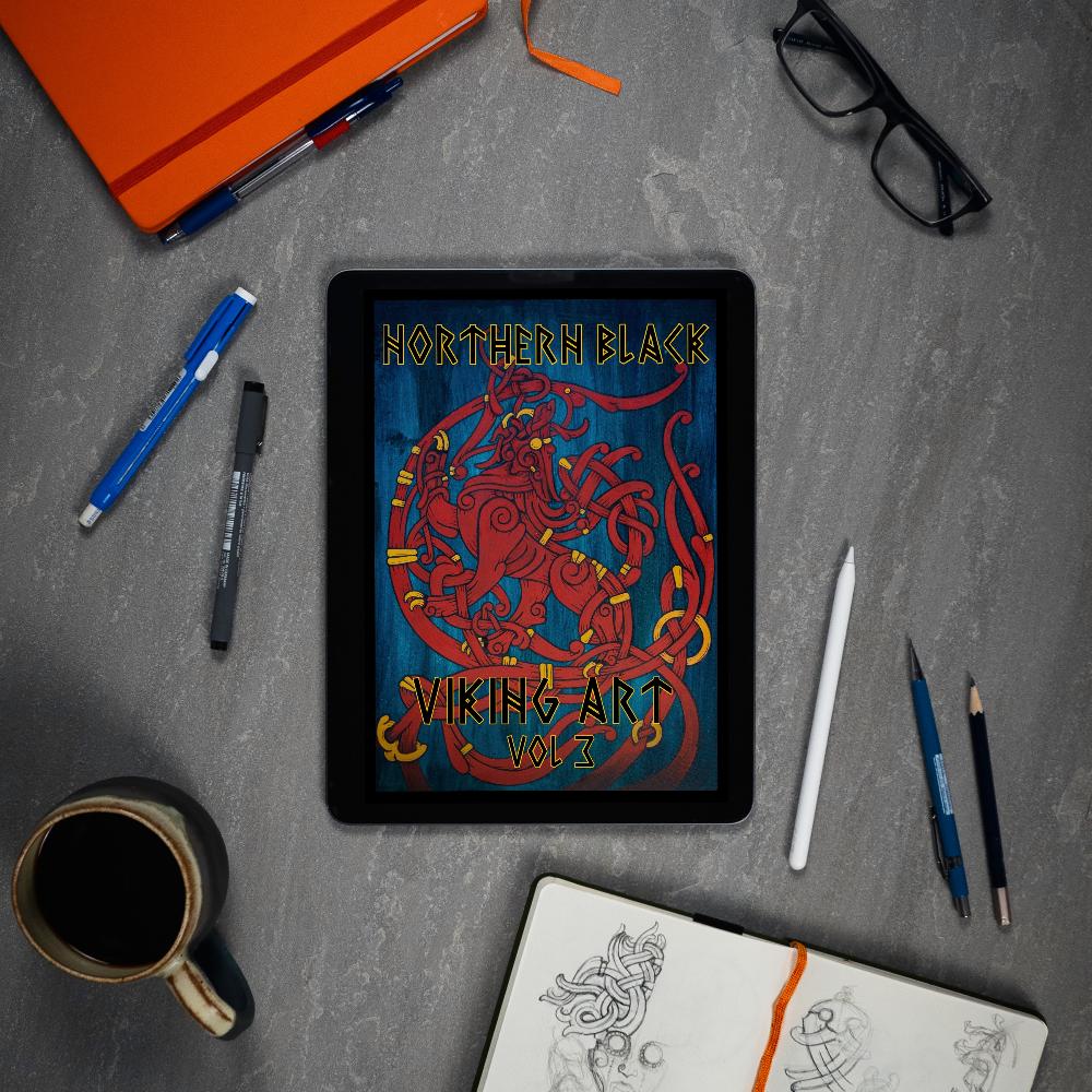NORTHERN BLACK VIKING ART VOL.3 EBOOK