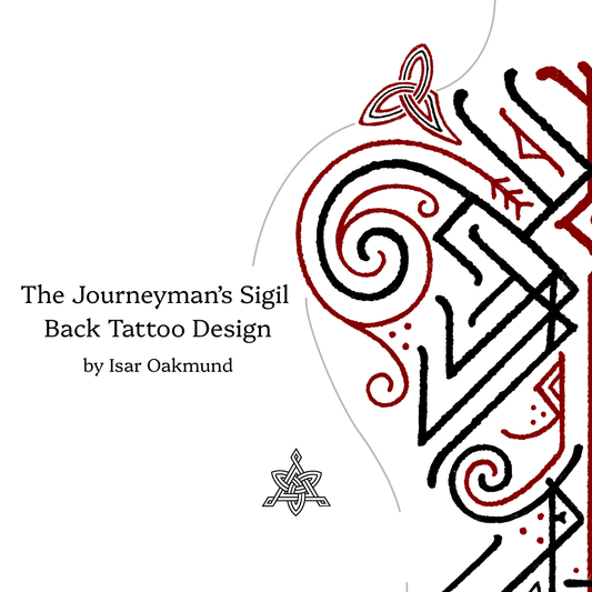 The Journeyman's Sigil - Back Tattoo Design